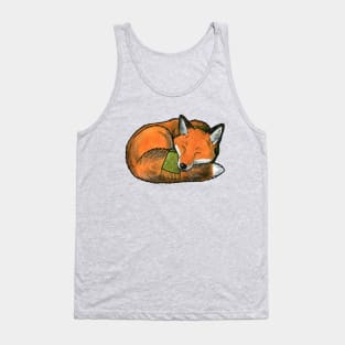 Sleeping red fox Tank Top